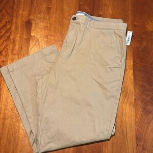 Classic straight leg khakis